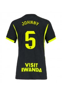 Atletico Madrid Johnny Cardoso #5 Jalkapallovaatteet Naisten Vieraspaita 2026-27 Lyhythihainen